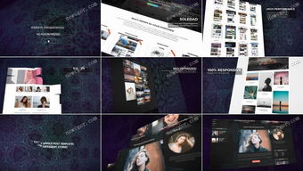 動態演繹，視覺盛宴 AE模板助力網頁設計與產品宣傳